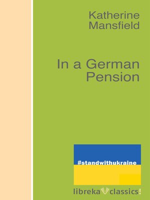 cover image of In a German Pension